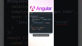 Type checking and language service support for host bindings