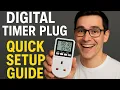 How to Set a Digital Timer Plug - Simple Step-by-Step Setup Guide UK 24-Hour Timer