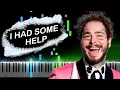Post Malone - I Had Some Help feat Morgan Wallen Piano Tutorial