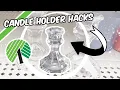 Everyone Will Be Buying 1 Candle Holders for these Christmas DIYS incredibly easy glassware hacks