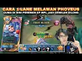 TUTORIAL CARA 1 LANE MELAWAN PHOVEUS SI PEREMAN XP MPL | MLBB