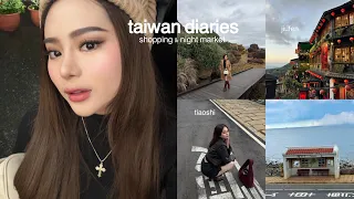 TAIWAN DIARIES • night market, shopping, tiaoshi, jiufen & etc.