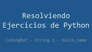 021 - Ejercicio de Python