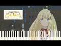 Kishuku Gakkou no Juliet OP - Love with You [Piano Synthesia + Sheet]