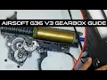 Airsoft G36 AEG Version 3 Gearbox Guide Classic Army MG36 Build