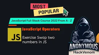 Exercise Swap two numbers in javascript JavaScript Operators HackVenom