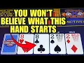 RARE Hands BIG Wins in Ultimate X Deuces Wild Poker at 20 a spin
