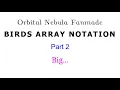 Birds Array Notation Part 2 Big