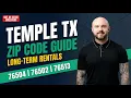 Long-Term Rentals in Temple TX The EXACT Zip Codes to Buy and Avoid