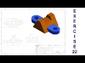 SOLIDWORKS Beginners Tutorial Exercise - 22 with narration