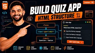 How to Create a Quiz App in HTML CSS HTML Structure Tutorial