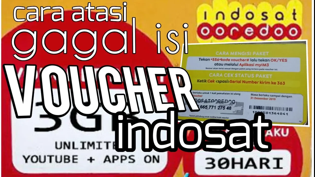 Cara Mengisi Kuota Indosat dengan Voucher