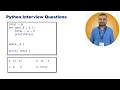 Python Interview Question - global keyword