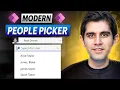 Create a Modern People Picker Experience in Power Apps Combo Box Tips