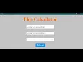 Make Calculator using Php PHP Tutorial in Hindi