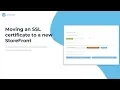 Moving an SSL certificate to a new StoreFront