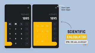 Scientific Calculator in HTML CSS Javascript Scientific Calculator in Javascript