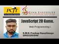 JavaScript 2D Game JAVA INSTITUTE FOR ADVANCED TECHNOLOGY Html css 2022