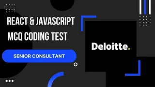Deliotee React JavaScript MCQ Test Coding Challenge 1st Round Deliotee Interview Experience