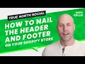 eCommerce Website Header and Footer Design eCommerce Website Design Series