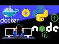 How to build Docker containers with NodeJS Express and Python Django From the Beginning