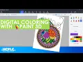Learn at Home Digital Coloring with Paint 3D