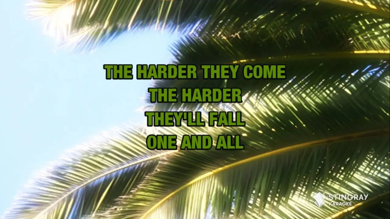 The Harder They Come - Jimmy Cliff (Karaoke Version) The Harder They Come - Jimmy Cliff (Karaoke Version)