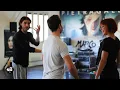 Emmanuel Moire en répétitions avec Fauve pour le clip « Beau Malheur »