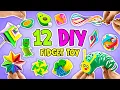 Let s Make 12 MOST VIRAL Paper Fidget Toy Crafts EASY TUTORIAL
