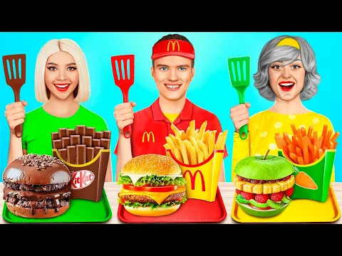 Download MP3 Me vs Grandma Cooking Challenge | Cake Decorating Challenge Best Recipes by YUMMY JELLY