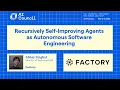 Recursively Self-Improving Agents as Autonomous Software Engineering Factory