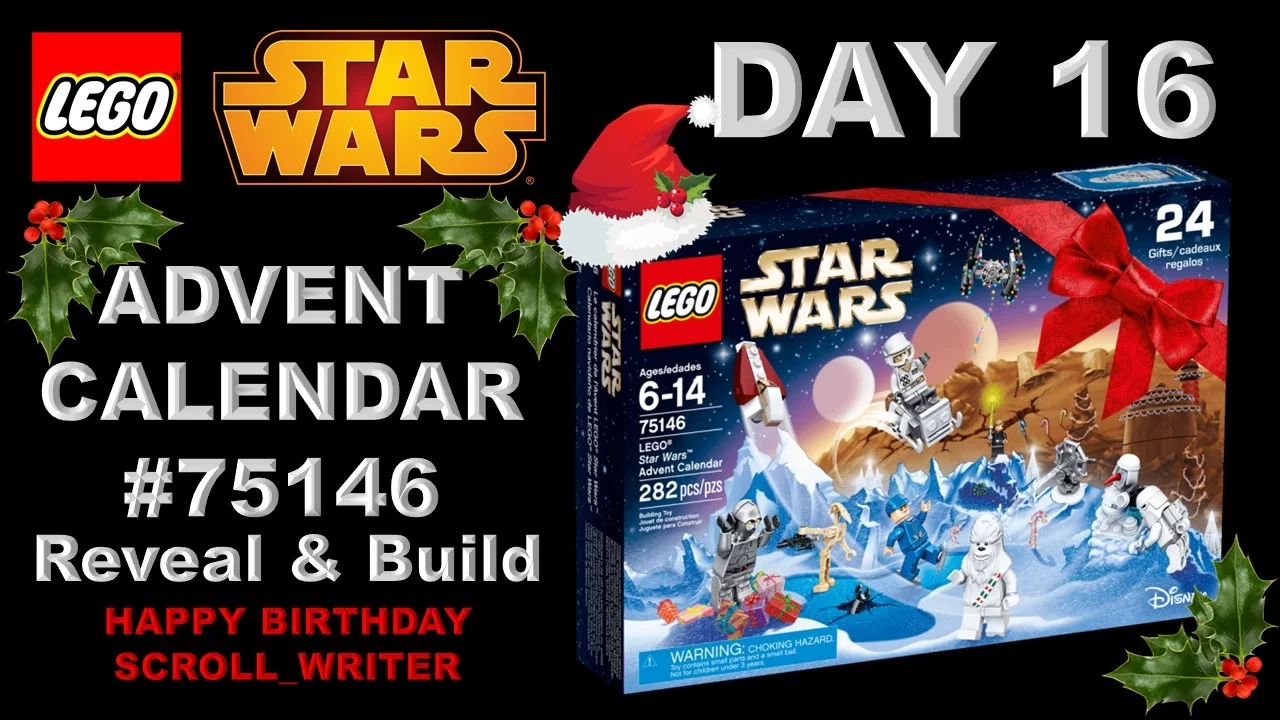 LEGO Star Wars 75146 Advent Calendar Building Kit (282 Piece)