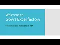 Subroutines and functions in VBA