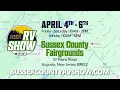 Sussex County RV Show April 4-6 2025 at the Sussex County Fairgrounds