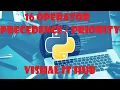 16 Operator Precedence Priority Python Programming Vishal IT Hub