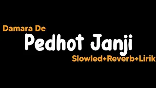 pedhot janji damara de slowled reverb lirik 
