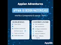 Appian Adventures Interface Design Components Deep Dive Part 1 Master Appian Interfaces