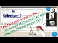 Chrome Browser is not opening in Selenium 4 with Pradeep Nailwal
