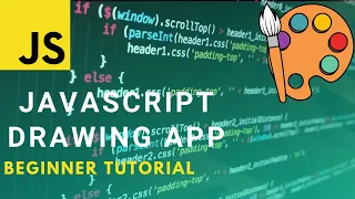 CANVAS JavaScript Drawing App Draw Undo Change Colors HTML5 Canvas App Tutorial