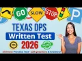 DPS Written Test Texas 2026 125 Real Questions Answers DMV Knowledge Permit Practice Test