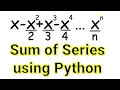 Sum of series using python Series3