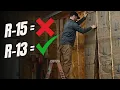 BEFORE You Insulate Your Garage - Watch This R-13 vs R-15