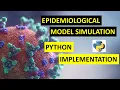 Epidemiological model Simulation Python like MATLab approach