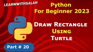 How to draw rectangle in python Python full course in Hindi for beginner 2023 Turtle in Python