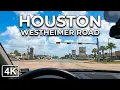 Houston Texas Street Cruise Westheimer Road 4K