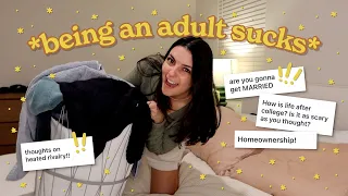 doing laundry & complaining as an idiotic "adult" in my 20s