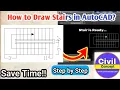 Download Lagu How to draw stairs in autocad 2d | Stairs in AutoCAD