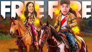 HOY NOS CONVERTIMOS EN VAQUEROS CON MI CHAKALITA en Free Fire #freefire