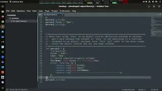 JS Objects 01 - Object Literals