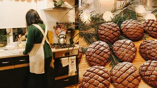 Download KITCHEN decoration DIY | CHOCOLATE COOKIES WITH BUTTER | Christmas vlog | Silent Vlog MP3